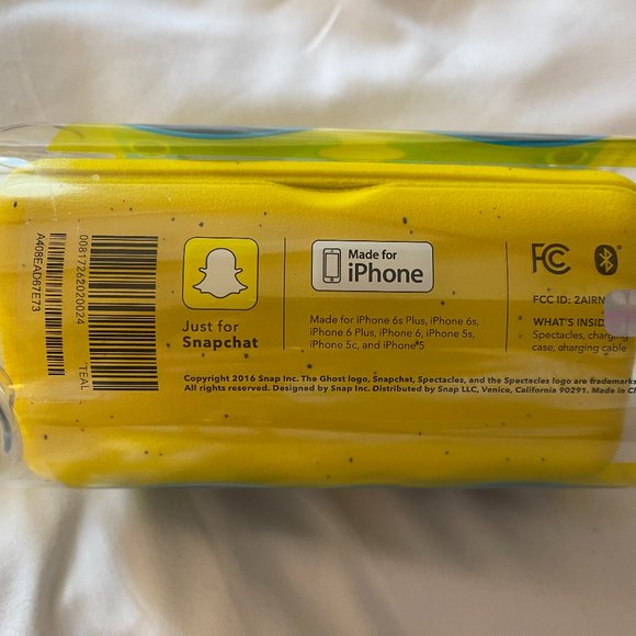 Snapchat Spectacles - Original First Gen 2016 Teal - Picture 6 of 7